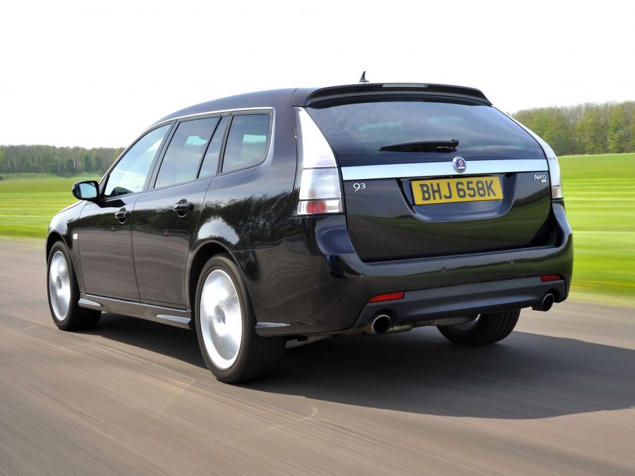 Saab 9-3 Aero SportCombi 2008 года  (UK) (фото 3 из 4)